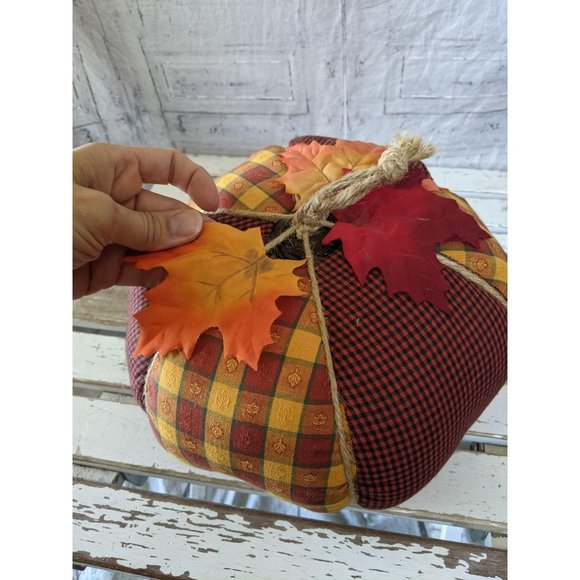 Folk art country pumpkin Thanksgiving fall decor h - Picture 3 of 6